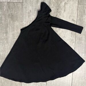 Girls asymmetrical shoulder dress